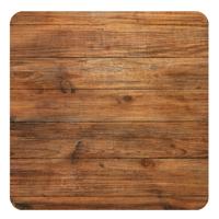 Houten planken look print onderzetters - 60x stuks - bierviltjes - karton - bruin - voor glazen