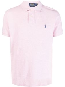 Polo Ralph Lauren polo en coton à motif Polo Pony - Rose