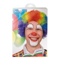 Boland Pruik clown multikleur volwassenen Boland Pruik clown multikleur volwassenen
