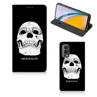 Mobiel BookCase OnePlus Nord 2 5G Skull Eyes Mobiel BookCase OnePlus Nord 2 5G Skull Eyes