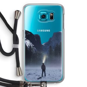 Wanderlust: Samsung Galaxy S6 Transparant Hoesje met koord