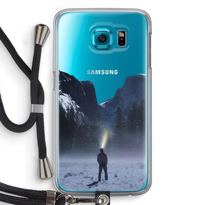 Wanderlust: Samsung Galaxy S6 Transparant Hoesje met koord