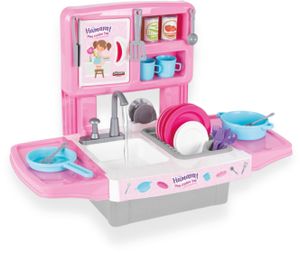 Pilsan Hamarat speelgoedkeuken met waterkraan roze 39 delig