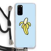 Banana: Samsung Galaxy S20 Transparant Hoesje met koord