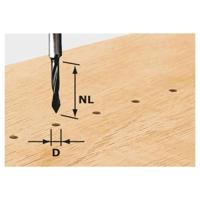 Festool HW S8 D5/30 Doorgangsboor HW - 491064