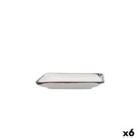 Snackdienblad Bidasoa Orion Hydrozero Wit 15 x 15 cm (6 Stuks)