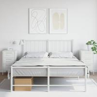 Nachtkastjes 2 st 36x39x68 cm staal wit