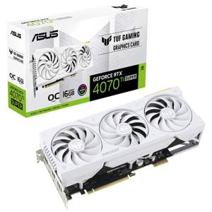 ASUS TUF Gaming TUF-RTX4070TIS-O16G-BTF-WHITE NVIDIA GeForce RTX 4070 Ti SUPER 16 GB GDDR6X