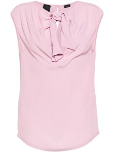 PINKO blouse en crêpe à détail de nœud - Rose