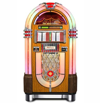Rock-Ola Bubbler 200 Selecties 45 Toeren Vinyl Jukebox - John Papa Exclusive UPGRADE Rock-Ola Bubbler 200 Selecties 45 Toeren Vinyl Jukebox - John Papa Exclusive UPGRADE