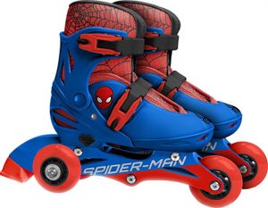 Marvel Spider Man Inline Skates Hardboot Rood/Blauw maat 27 30