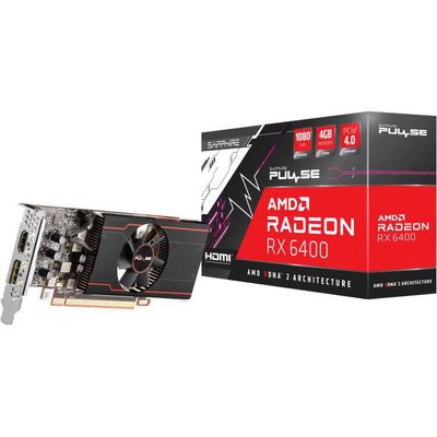 SAPPHIRE PULSE AMD Radeon RX 6400 grafische kaart