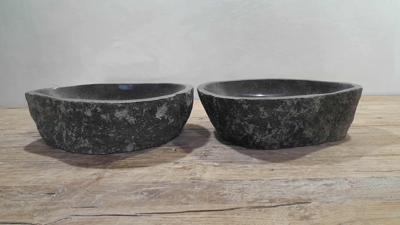 Flussstein Waschschale Satz RM250333AB, 46x35x15 cm
