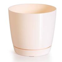 Prosperplast plantenpot - kunststof - beige - D24 x H22 cm