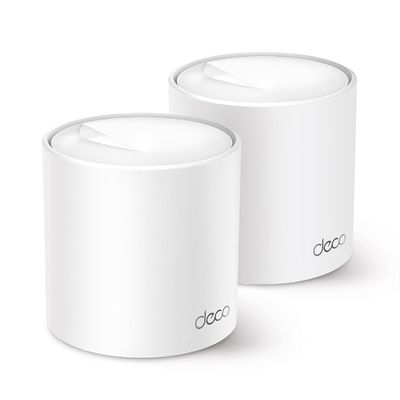 TP-LinkDeco X50 WiFi 6 Mesh Systeem (2-pack) Mesh router Wit