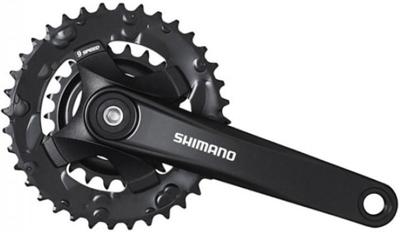 Shimano crankstel 2 x 9 speed altus fc-m101 met 175mm crankarm 36-22t met vierkante as zwart