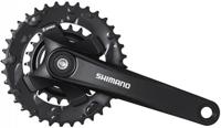 Shimano crankstel 2 x 9 speed altus fc-m101 met 175mm crankarm 36-22t met vierkante as zwart