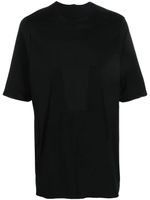 Rick Owens t-shirt à design à empiècements - Noir