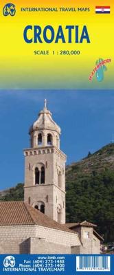 Wegenkaart - landkaart Croatia - Kroatië | ITMB