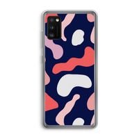 Memphis Shapes Pink: Samsung Galaxy A41 Transparant Hoesje