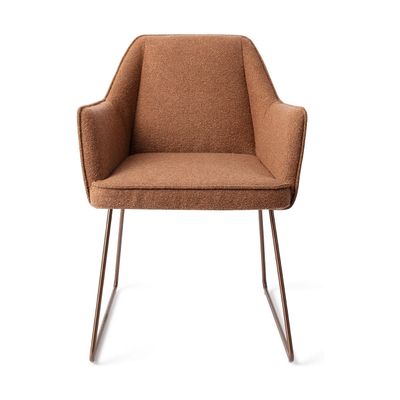 Jesper Home Tome eetkamerstoel Cinnamon Bun slide rose