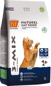 Biofood 3-mix adult kattenvoer 2kg