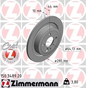 Remschijf Coat Z 150348920