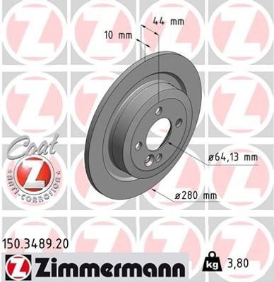 Remschijf Coat Z 150348920
