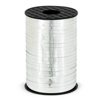 Sierlint kunststof - zilver - 5 mm x 225 meter - cadeaulint - hobbylint