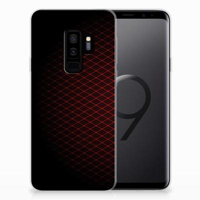 Samsung Galaxy S9 Plus | TPU bumper | Geruit Rood
