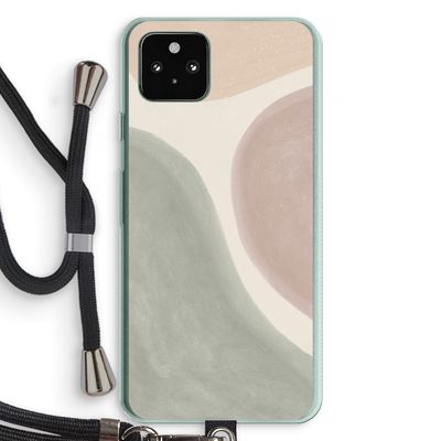 Geo #6: Pixel 5a 5G Transparant Hoesje met koord