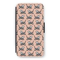 Zwarte poes: iPhone 11 Flip Hoesje