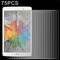75 stuks 0.3mm 9 H volledig scherm getemperd glas Film voor LG G Pad X 8.0