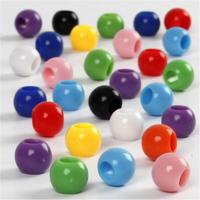 Creativ Company Pony kralen, d 8 mm, gatgrootte 4 mm, ca. 370 stuk, 70 gr, 125 ml/ 1 doos