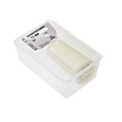 Deurbuffer rubber 75mm wit - Deltafix