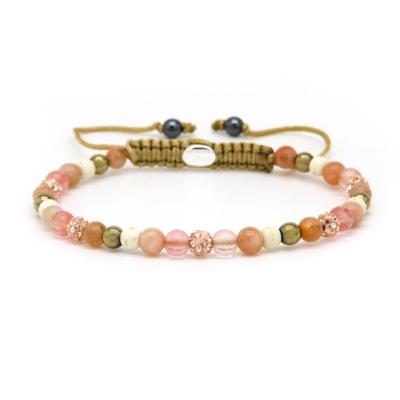 Karma Armband Spiral Mira XXS Rosé Gold Crystal