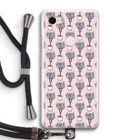 Boompje: Pixel 3 Transparant Hoesje met koord