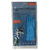 CLEAN-COMFORT Huishoudhandschoen blauw maat M 1 Paar