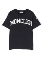 Moncler Enfant t-shirt à logo imprimé - Bleu - thumbnail