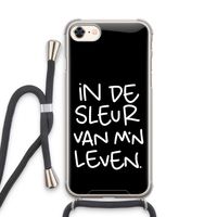De Sleur: iPhone 8 Transparant Hoesje met koord