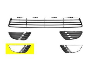 BUMPERGRILL ONDER RECHTS met MISTLICHTGAT 2001-2005 1805594