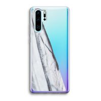 Gestreepte marmer: Huawei P30 Pro Transparant Hoesje