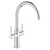 Grohe Ambi Cosmopolitan tweegreeps keukenmengkraan chroom 30190000 - thumbnail