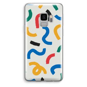 Illustratieve pop 2: Samsung Galaxy S9 Transparant Hoesje