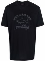 Paul & Shark t-shirt à logo imprimé - Bleu