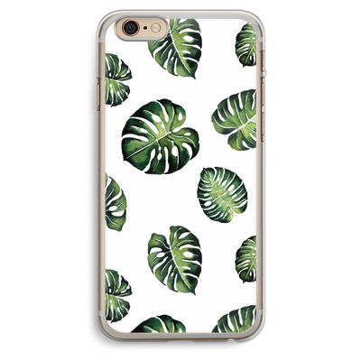 Tropische bladeren: iPhone 6 Plus / 6S Plus Transparant Hoesje