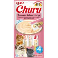 Inaba Ciao Churu met tonijn en zalm kattensnack 48 x 14 g