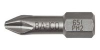 Bahco 10xbits ph3 25mm 1/4" rvs | 65I/PH3