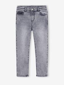 Smalle jeans large meisjes denimgrijs