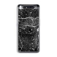 Zwart marmer: Samsung Galaxy A80 Transparant Hoesje